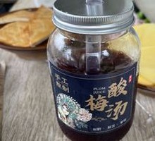 Brewed and Chilled Plum Syrup Drink