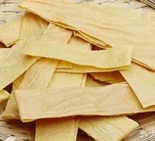 Oil-soaked tofu skin