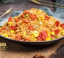 Sichuan-style腊肠 Egg Fried Rice