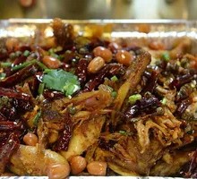 Spicy Torn Roasted Rabbit Whole