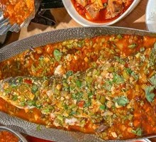 Pickled Green Beans with Snakehead Fish