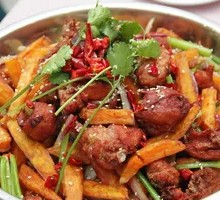 Dry Pot Chicken and Rabbit
