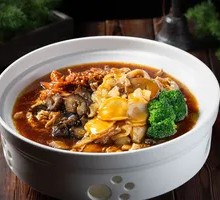 Braised Whole Family Delight with Abalone Sauce