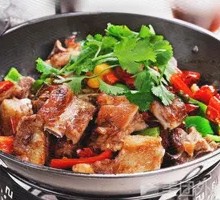 Spicy Rabbit and Pork Ribs in Dry Pot