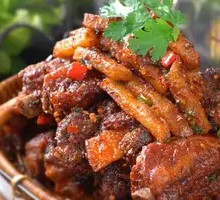 Hand-grabbed Spare Ribs