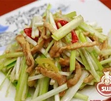 Shredded Pork with Leek Greens