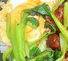Soy Sauce Pork Ribs Baozi Rice