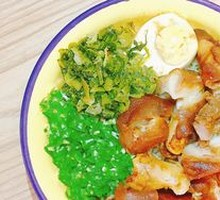 Pork trotter rice
