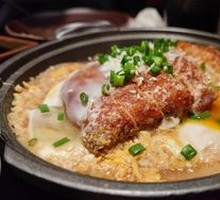 Fried Pork Cutlet with Egg Sauce