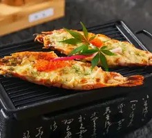 Cheese-Baked Black Tiger Shrimp