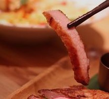 Charcoal-grilled pork belly