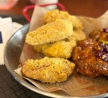 Cheese Snowflake Fried Chicken