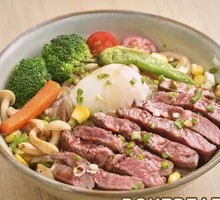 Grain-Fed Ribeye Steak Rice Bowl
