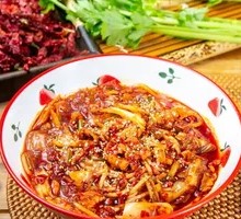 Traditional Fried Rice Noodles and Rice Cake Halves