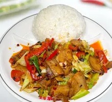 Spicy Pork Fried Rice Bowl