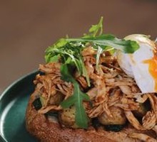 Grilled Shredded Chicken Ban Di Ke Egg