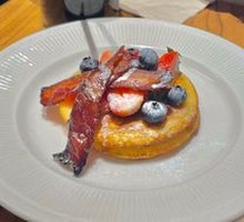Canadian Maple Bacon and Pancakes