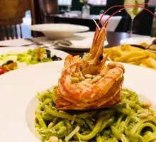 Shrimp Pesto Pasta
