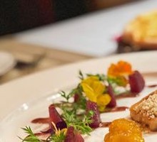 Pan-Seared Foie Gras with Red Wine Poached Pear