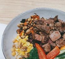 Ribeye Steak Brown Rice Power Bowl