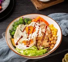 Double Egg Chicken Breast Power Bowl