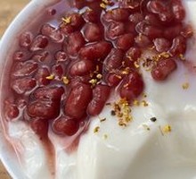 Red Bean Tofu Pudding