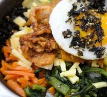 Cheese Roast Pork Rice Bowl
