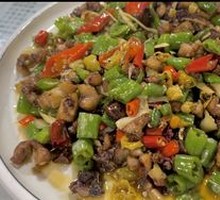 Spicy Chicken with Green Chili