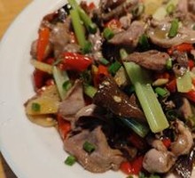 Spicy Goose Offal Stir-fry