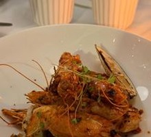 Luo Shrimp with Romesco Sauce