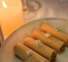 Salmon Roll with Pistachio Crumbs