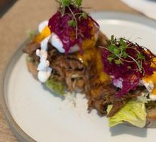 Sichuan-style Slow-Cooked Open Sandwich