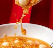 Red Sugar Fermented Rice Ball Soup