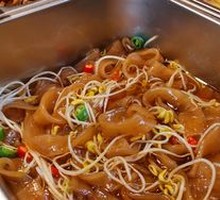 Freshly Scooped Wide Noodles