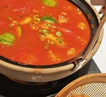 Tomato Pork Dumpling Soup