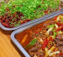Spicy Duck Blood Stir-fry