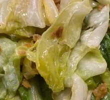 Fried Pork Crumbs with Bok Choy