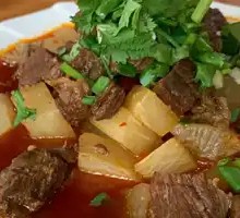 Radish and Beef Brisket