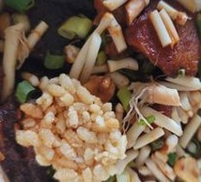 Spicy Dry-Braised Potato with Crispy Rice Noodles