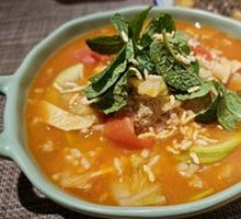 Tomato Sour Soup Rice