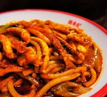 Seafood Feast Squid Fried Rice Noodles