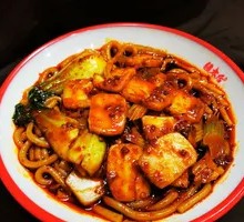 Stir-Fried Rice Noodles with Rice Cake