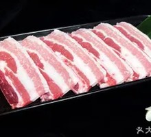Thinly sliced pork belly