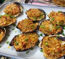Steamed Scallops with Garlic and Vermicelli