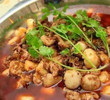 Sichuan-style Chicken with Taro