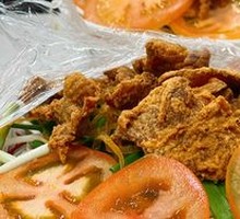 Crispy Pork Over Bridge Rice Noodles
