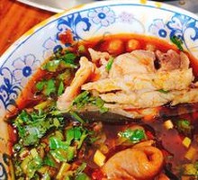 Sliced Fish with Spicy Sauce