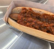 Italian Meat Sauce Hot Dog