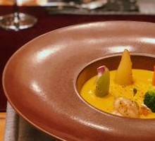 Seafood Pumpkin Soup