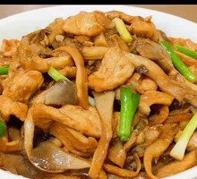 Stir-Fried Mushroom with Meat